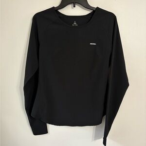 Ascend Black Long-Sleeve Performance Top Size  MEDIUM
